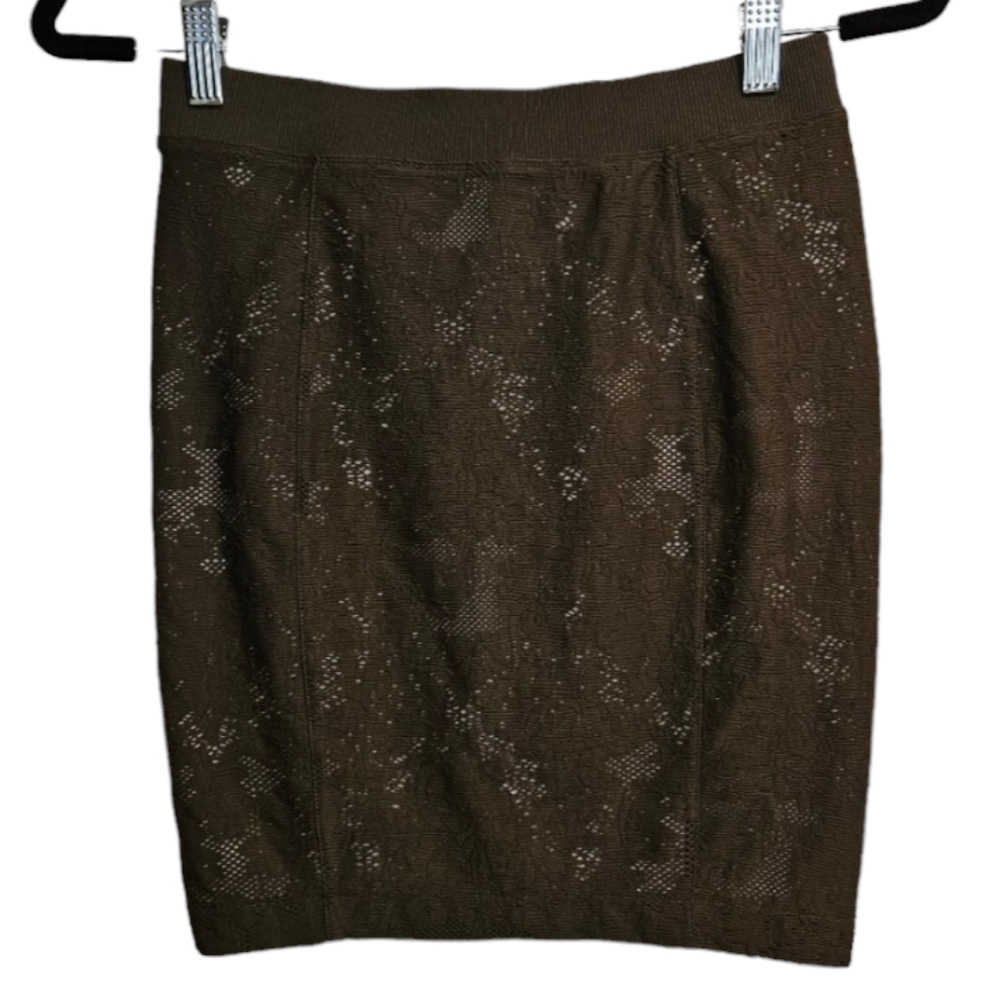 NWT! Armani Exchange A/X Pencil Skirt Lace Lined Women's Size Small NEW!